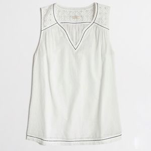 j.crew factory | swiss dot tank top.
